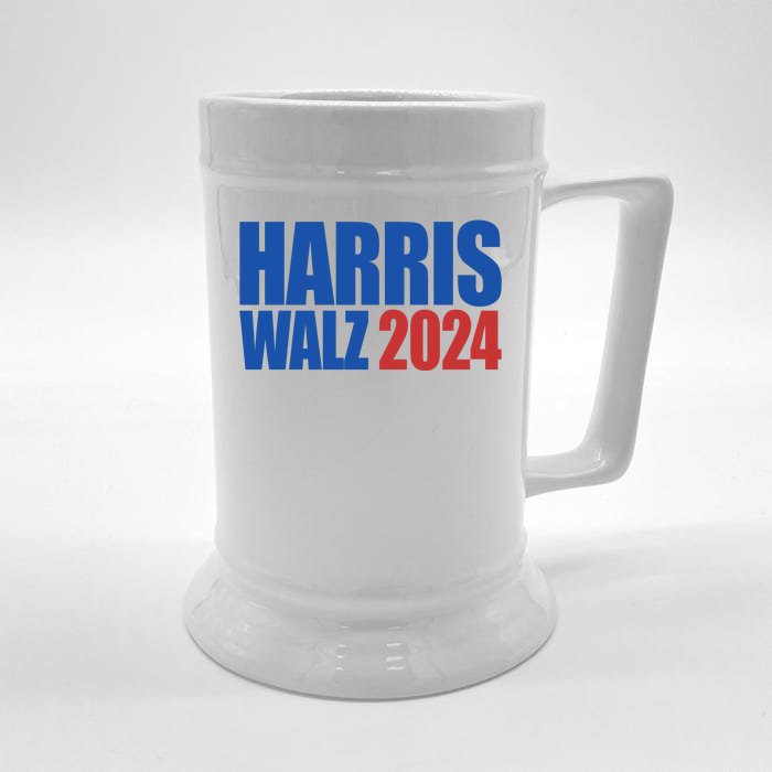 Harris Walz 2024 Election Political Front & Back Beer Stein