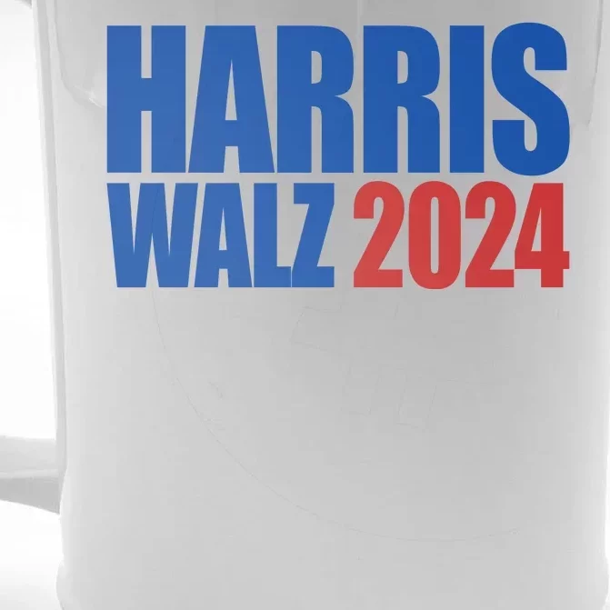 Harris Walz 2024 Election Political Front & Back Beer Stein