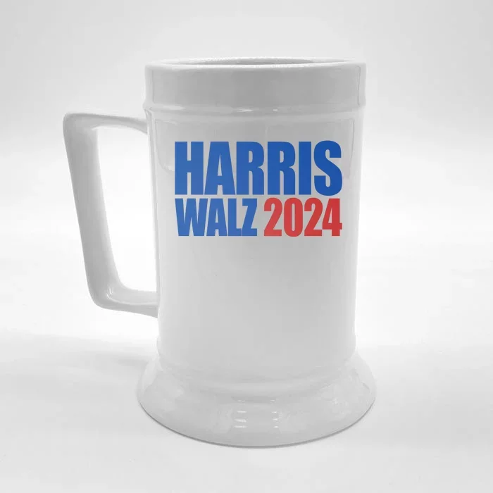 Harris Walz 2024 Election Political Front & Back Beer Stein