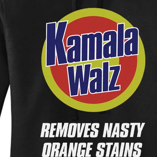 Harris Walz 2024 Removes Nasty Orange Stains Women's Pullover Hoodie