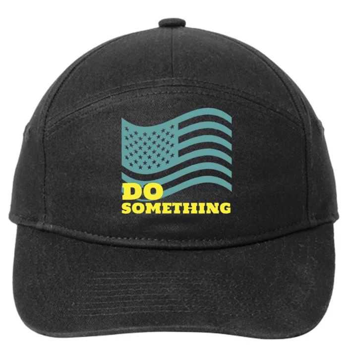 Harris Walz 2024 Michelle Obama Says Do Something 7-Panel Snapback Hat