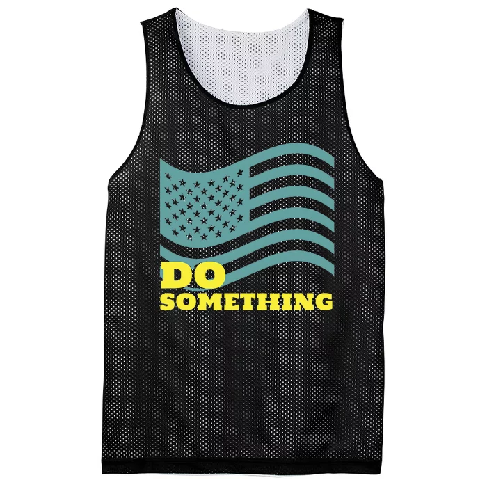 Harris Walz 2024 Michelle Obama Says Do Something Mesh Reversible Basketball Jersey Tank