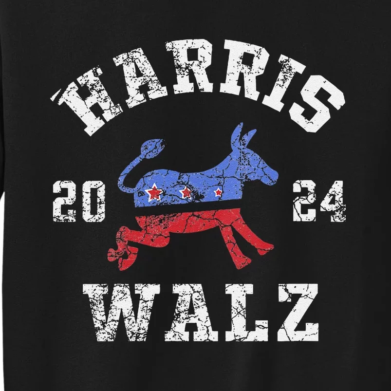 Harris Walz 2024 Election Kamala Harris Tim Waltz 2024 Tall Sweatshirt