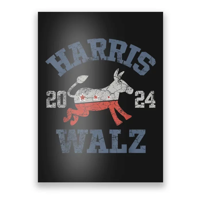 Harris Waltz 2024 Election Kamala Harris Tim Waltz 2024 Poster