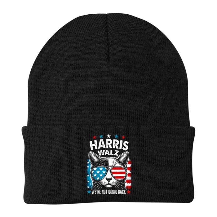 Harris Waltz 2024 Election Harris Waltz WeRe Not Going Backt Knit Cap Winter Beanie