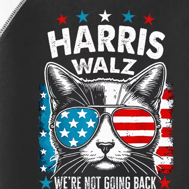 Harris Waltz 2024 Election Harris Waltz WeRe Not Going Backt Toddler Fine Jersey T-Shirt