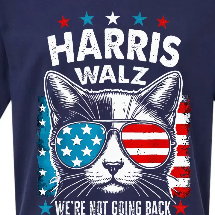 Harris Waltz 2024 Election Harris Waltz WeRe Not Going Backt Sueded Cloud Jersey T-Shirt