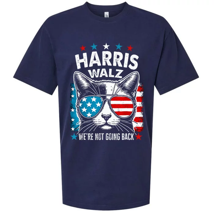 Harris Waltz 2024 Election Harris Waltz WeRe Not Going Backt Sueded Cloud Jersey T-Shirt