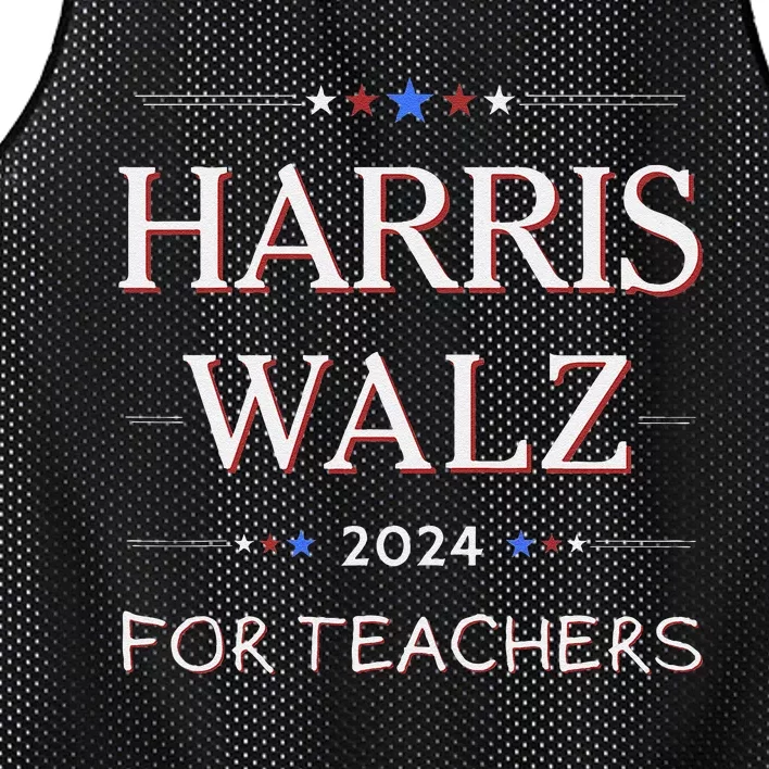 Harris Walz 2024 For Teachers Mesh Reversible Basketball Jersey Tank