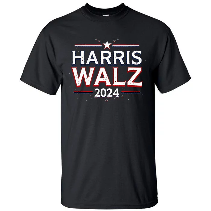 Harris Walz 2024 Election Kamala Harris Tim Walz President Tall T-Shirt