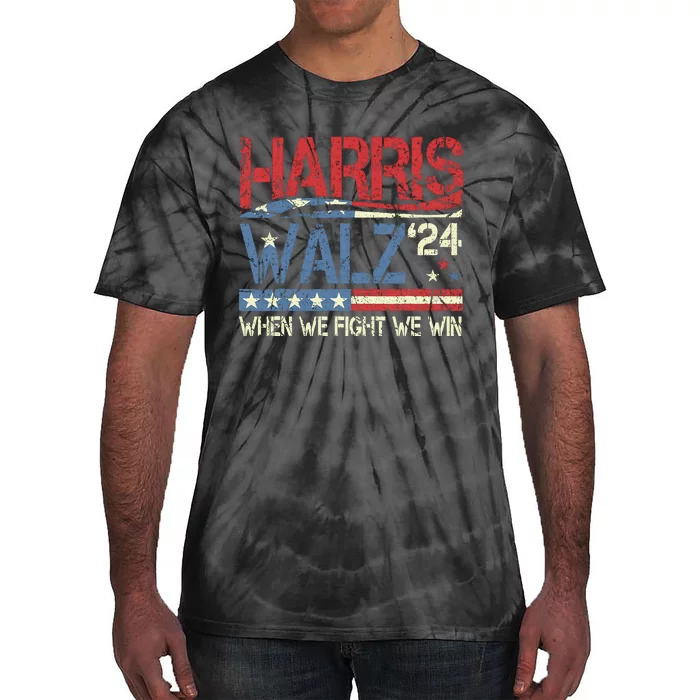 Harris Waltz 2024 Election Kamala Harris Tim Walz 2024 Tie-Dye T-Shirt