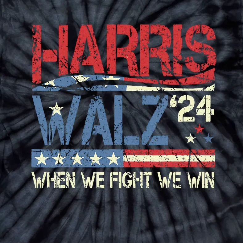 Harris Waltz 2024 Election Kamala Harris Tim Walz 2024 Tie-Dye T-Shirt