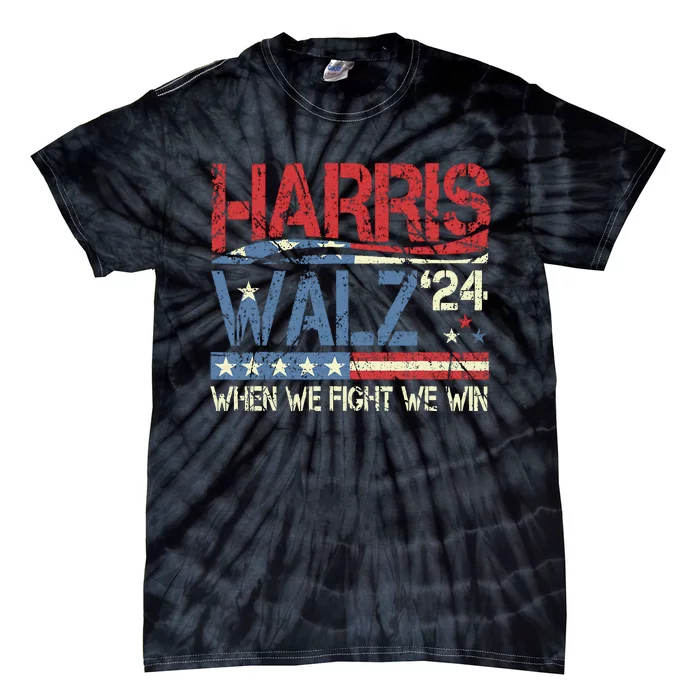 Harris Waltz 2024 Election Kamala Harris Tim Walz 2024 Tie-Dye T-Shirt