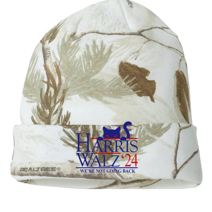 Harris Waltz 2024 Were Not Going Back Funny Cat Lady Kati - 12in Camo Beanie