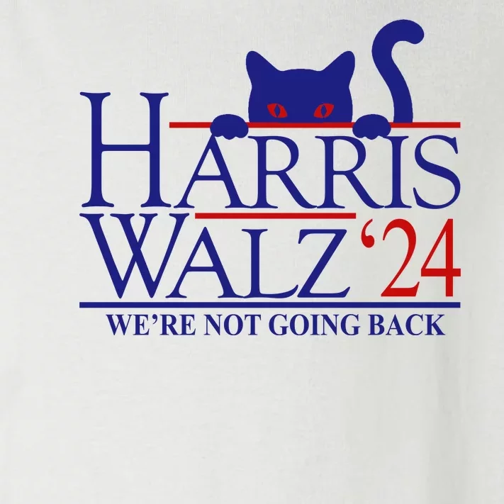 Harris Waltz 2024 Were Not Going Back Funny Cat Lady Toddler Long Sleeve Shirt