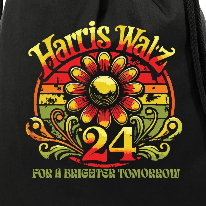 Harris Waltz 2024 Election Kamala Harris Tim Waltz 2024 Drawstring Bag