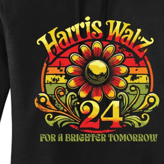 Harris Waltz 2024 Election Kamala Harris Tim Waltz 2024 Women's Pullover Hoodie