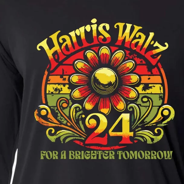 Harris Waltz 2024 Election Kamala Harris Tim Waltz 2024 Cooling Performance Long Sleeve Crew