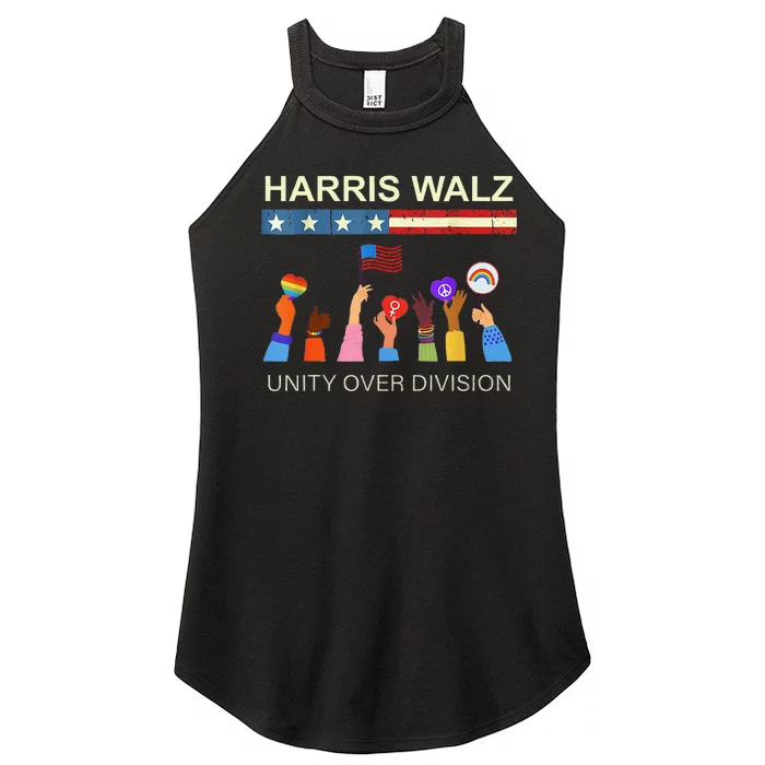 Harris Waltz 2024 Unity Over Division Women’s Perfect Tri Rocker Tank