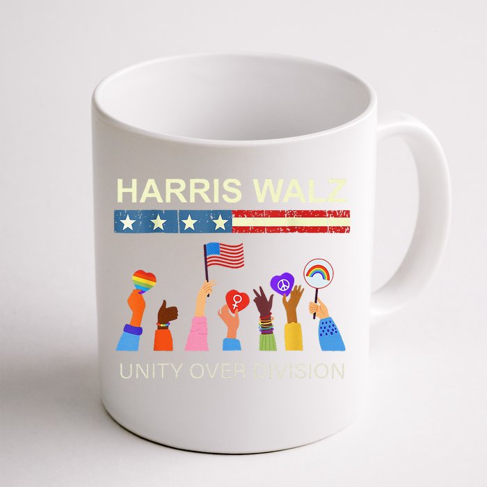 Harris Waltz 2024 Unity Over Division Front & Back Coffee Mug