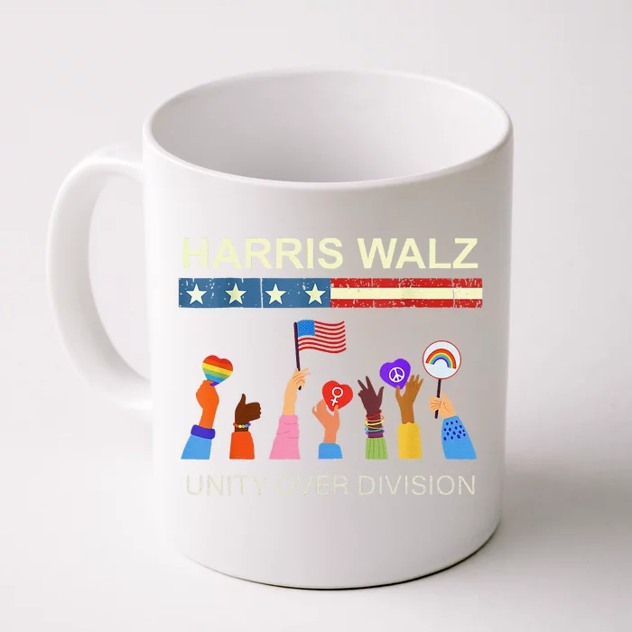 Harris Waltz 2024 Unity Over Division Front & Back Coffee Mug