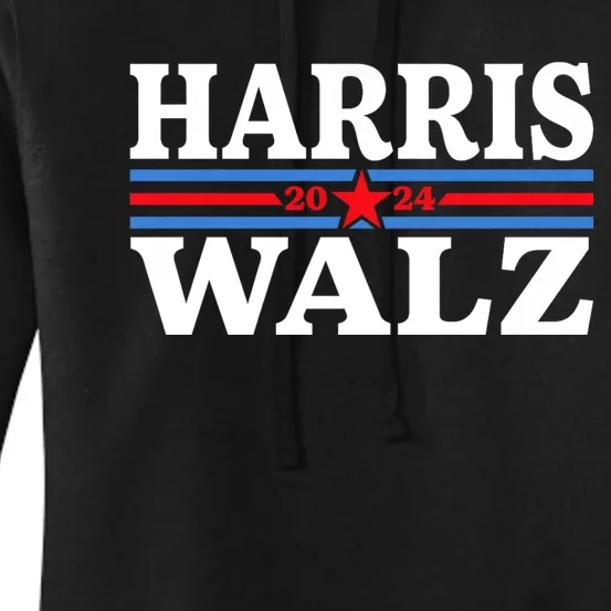 Harris Waltz 2024 Election Kamala Harris Tim Waltz 2024 Women's Pullover Hoodie