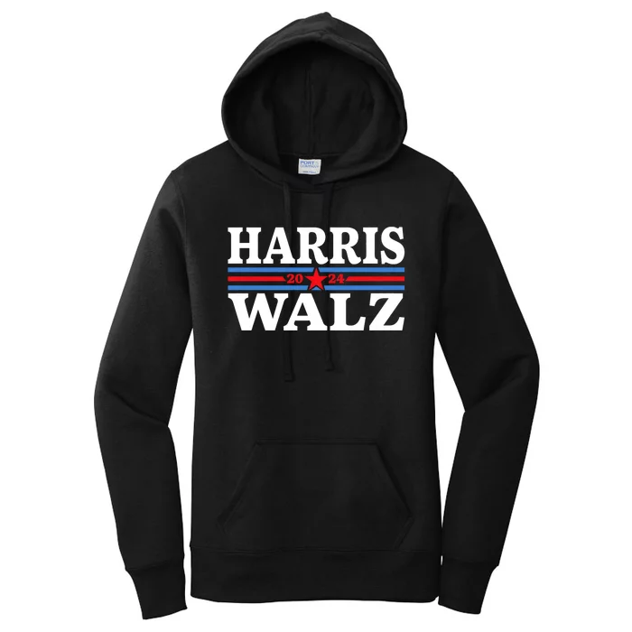 Harris Waltz 2024 Election Kamala Harris Tim Waltz 2024 Women's Pullover Hoodie