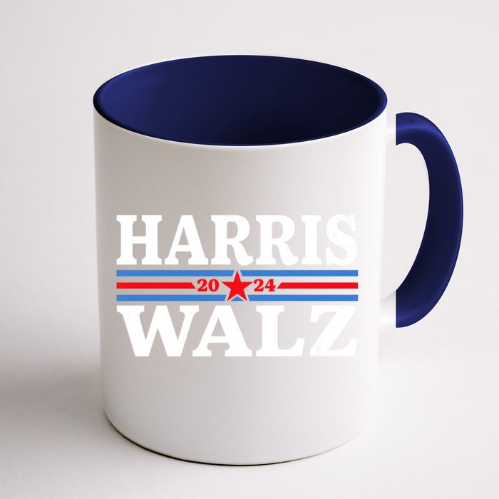 Harris Waltz 2024 Election Kamala Harris Tim Waltz 2024 Front & Back Coffee Mug