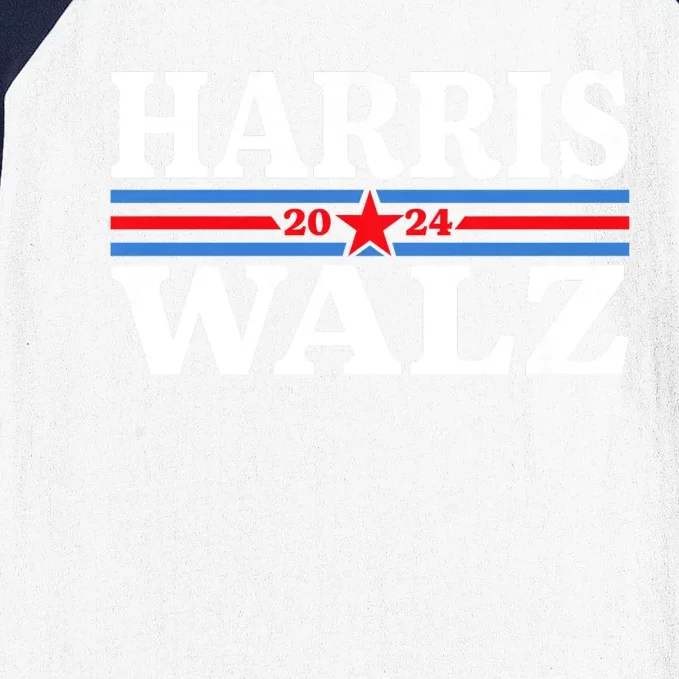 Harris Waltz 2024 Election Kamala Harris Tim Waltz 2024 Baseball Sleeve Shirt