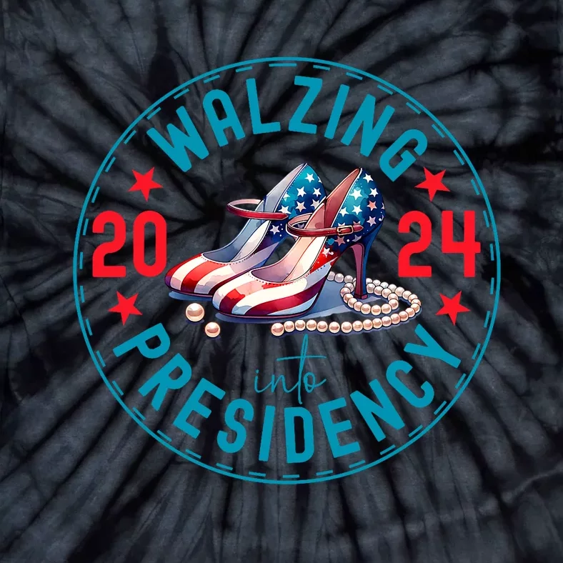 Harris Waltz 2024 . Walzing Into Presidency 2024. Tie-Dye T-Shirt