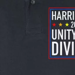 Harris Waltz 2024 Unity Over Division Softstyle Adult Sport Polo