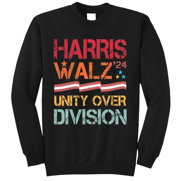 Harris Waltz 2024 Unity Over Division Tall Sweatshirt