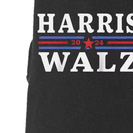 Harris Waltz 2024 Election Kamala Harris Tim Waltz 2024 Raglan Doggie 3-End Fleece Hoodie