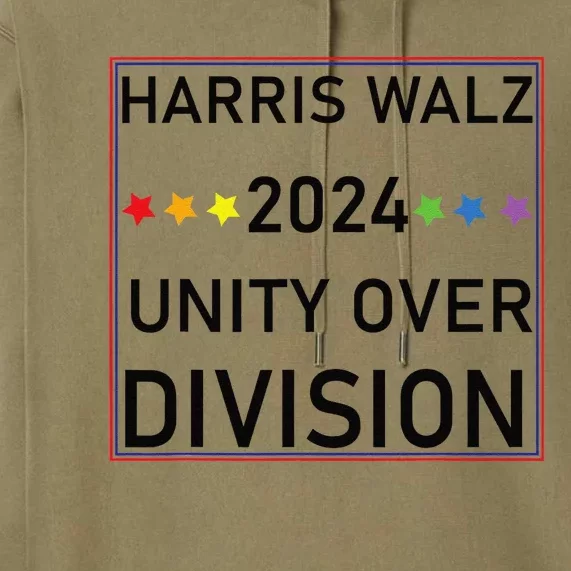 Harris Waltz 2024 Unity Over Division Premium Hoodie