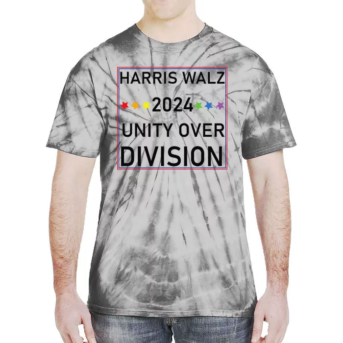 Harris Waltz 2024 Unity Over Division Tie-Dye T-Shirt