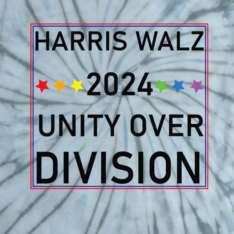 Harris Waltz 2024 Unity Over Division Tie-Dye T-Shirt