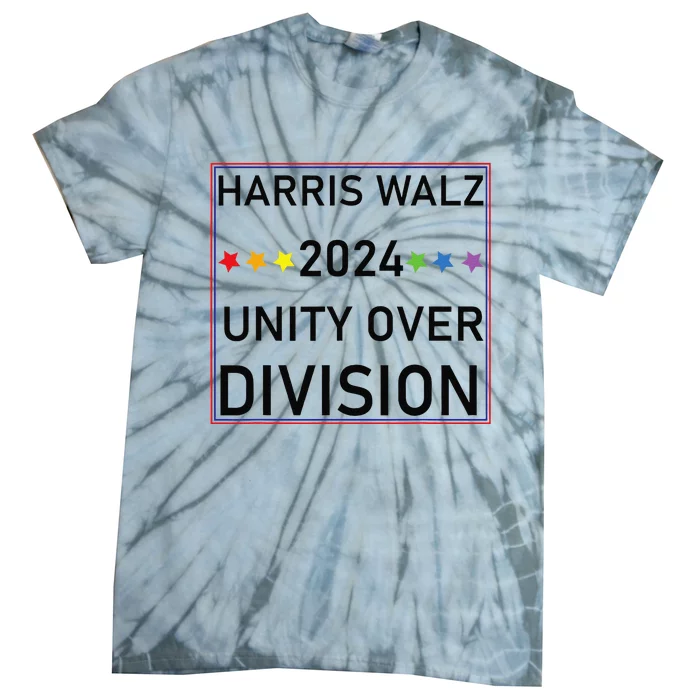 Harris Waltz 2024 Unity Over Division Tie-Dye T-Shirt