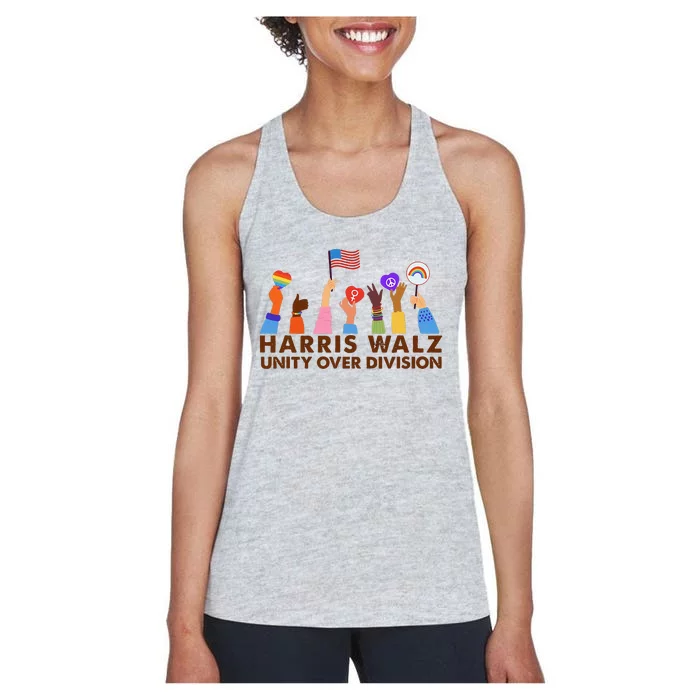 Harris Waltz 2024 Unity Over Division Women's Racerback Tank