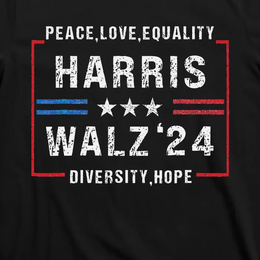 Harris Waltz 2024 Election Kamala Harris Tim Walz Waltz 2024 T-Shirt