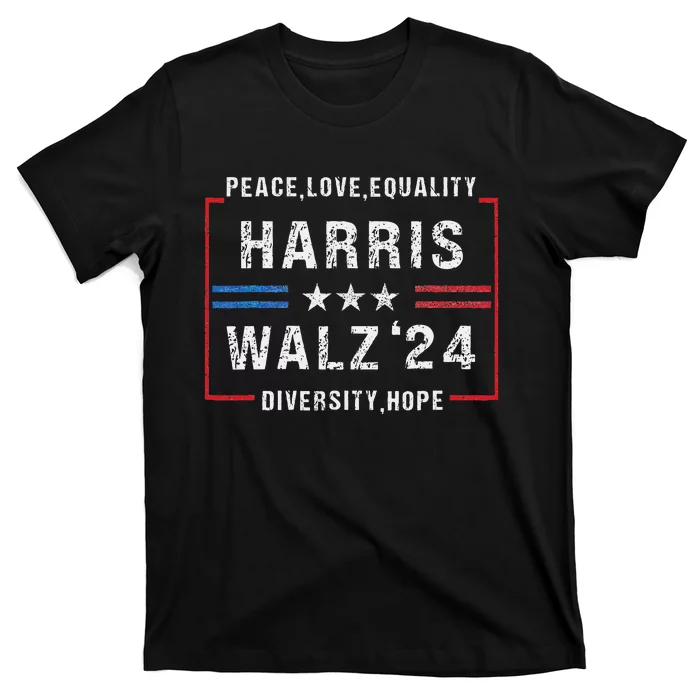 Harris Waltz 2024 Election Kamala Harris Tim Walz Waltz 2024 T-Shirt