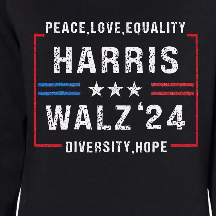 Harris Waltz 2024 Election Kamala Harris Tim Walz Waltz 2024 Womens California Wash Sweatshirt