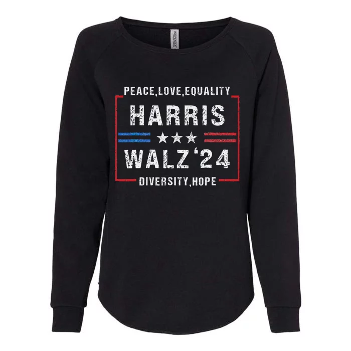 Harris Waltz 2024 Election Kamala Harris Tim Walz Waltz 2024 Womens California Wash Sweatshirt