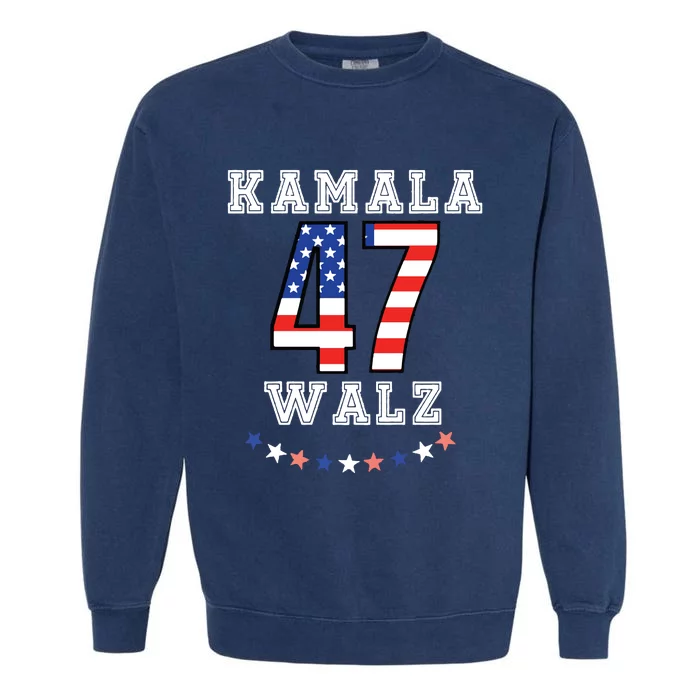 Harris Walz 2024 Kamala Rally Garment-Dyed Sweatshirt