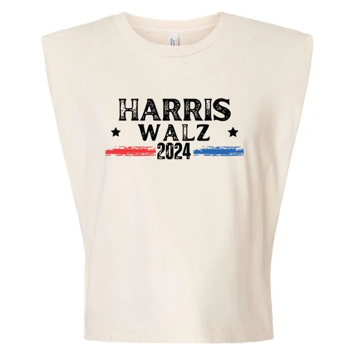 Harris Walz 2024 Kamala Rally Garment-Dyed Women's Muscle Tee