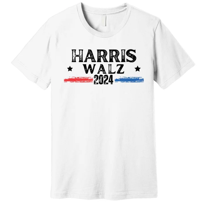 Harris Walz 2024 Kamala Rally Premium T-Shirt