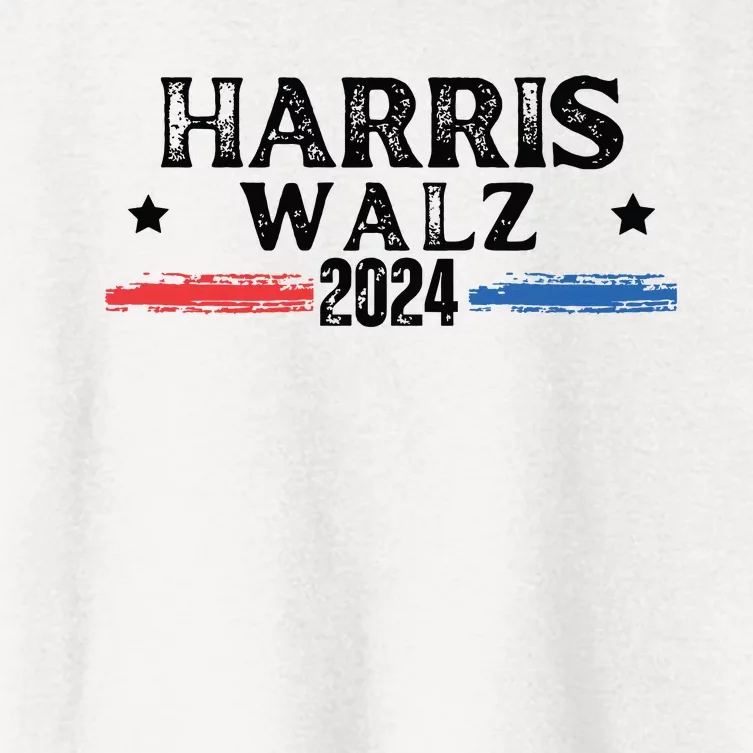 Harris Walz 2024 Kamala Rally Women's Crop Top Tee