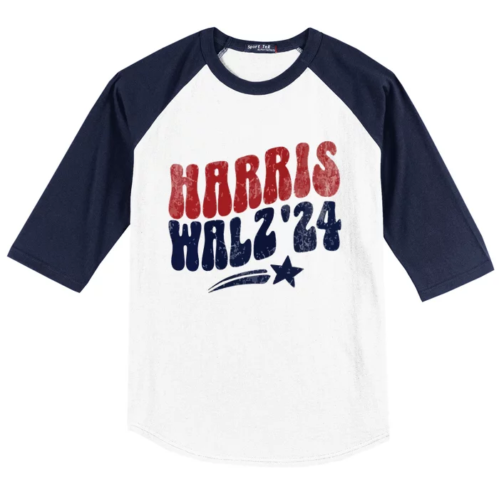 Harris Walz 2024 Kamala Harris Social Club Baseball Sleeve Shirt