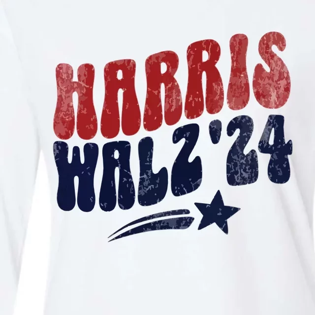 Harris Walz 2024 Kamala Harris Social Club Womens Cotton Relaxed Long Sleeve T-Shirt