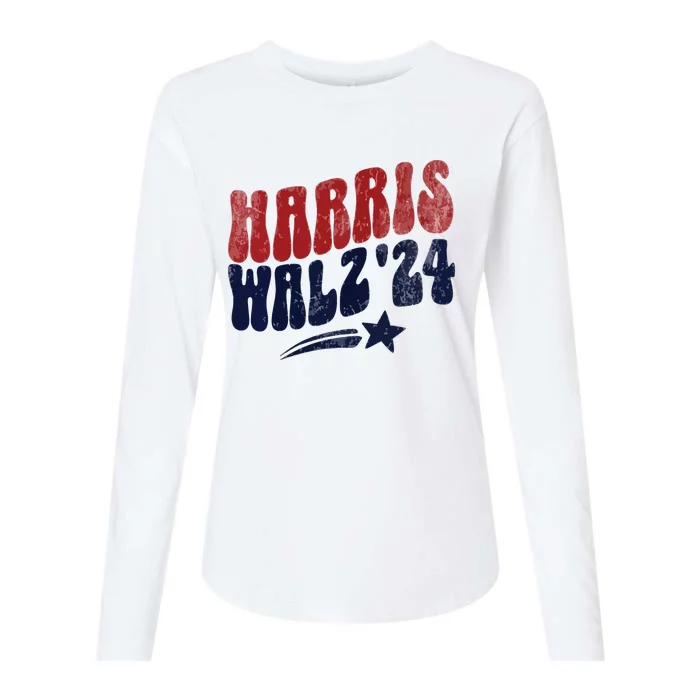 Harris Walz 2024 Kamala Harris Social Club Womens Cotton Relaxed Long Sleeve T-Shirt