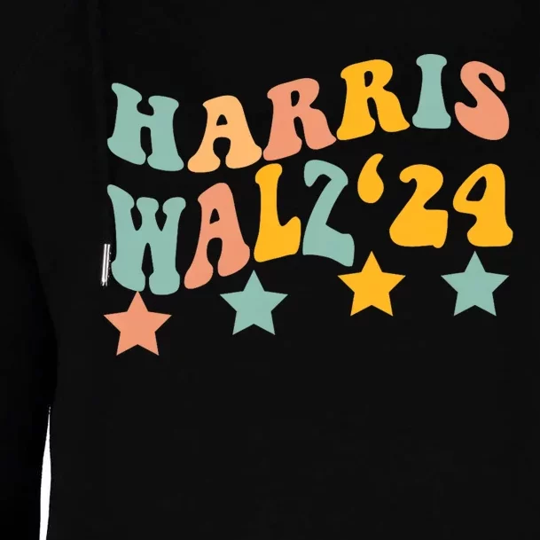 Harris Walz 2024 President Election Harris Waltz Womens Funnel Neck Pullover Hood